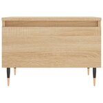 vidaXL Tables basses 2 Pièces chêne sonoma 50x46x35 cm bois d'ingénierie