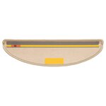 vidaXL Tapis d'escalier autocollants 15 Pièces 56x17x3 cm Beige foncé
