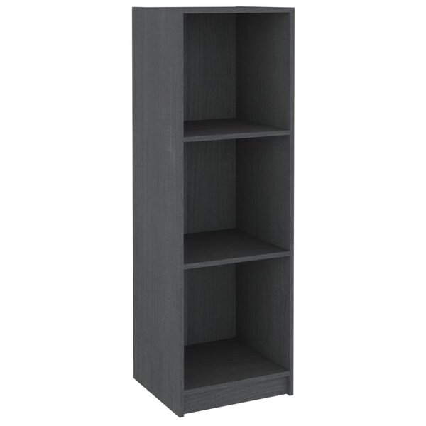 vidaXL Bibliothèque/Séparateur de pièce gris 36x33x110 cm pin massif