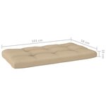 vidaXL Canapé d'angle palette de jardin Bois de pin imprégné de blanc