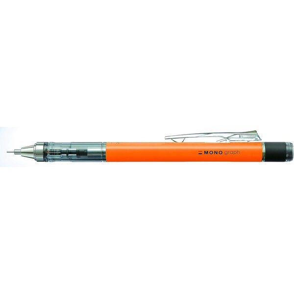 Porte-mines 'MONO graph'  0 7 mm  orange fluo TOMBOW