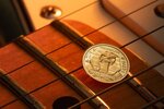 Pièce de monnaie en Or 5 Dollars g 0.5 Millésime 2024 Iron Maiden POWERSLAVE