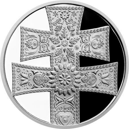 Pièce de monnaie en Argent 1 Dollar g 31.1 (1 oz) Millésime 2023 DOUBLE ARMED CROSS