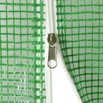 vidaXL Serre avec cadre en acier vert 56 m² 14x4x2 m