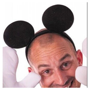 NET TOYS Mickey Mouse Serre-tête pour Enfant Oreilles de Souris Bandeau  Noir Souris Oreilles Souris déguisement Accessoire