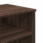 vidaXL Armoire lavabo de salle de bain chêne marron 91x35x60 cm