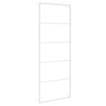vidaXL Porte-serviette Blanc 45x10x115 cm Acier