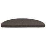 vidaXL Tapis d'escalier autocollants 10 Pièces anthracite 65x21x4 cm