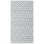 vidaXL Tapis d'extérieur Gris 80x150 cm PP