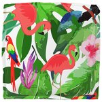 vidaXL Coussins de palette 4 Pièces Jungle tropicale 40x40x8 cm Tissu Oxford