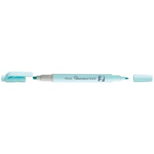 Surligneur Illumina Flex Pastel Double Pointe Bleu clair pastel x 10 PENTEL