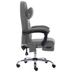 Chaise fauteuil siège de bureau informatique étude de massage anthracite similicuir anthracite 02_0024005