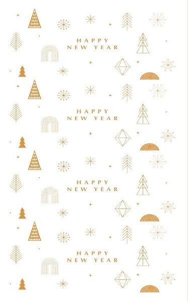 Tapis d'intérieur Noël 50 x 80 cm - Blanc