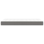 vidaXL Matelas de lit à ressorts ensachés Gris foncé 100x200x20 cm