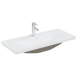 vidaXL Armoire d'évier avec lavabo intégré Chêne sonoma Aggloméré