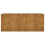 vidaXL Lit surélevé de jardin 200x80x80 cm acier corten