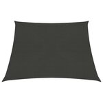 vidaXL Voile d'ombrage 160 g/m² Anthracite 3/4x3 m PEHD