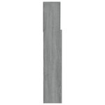 vidaXL Armoire de tête de lit Sonoma gris 180x19x103 5 cm