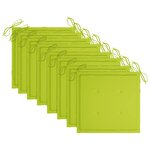 vidaXL Chaises pliables de jardin lot de 8 avec coussins Bois d'acacia