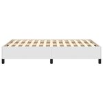 vidaXL Cadre de lit Blanc 120x200 cm Similicuir