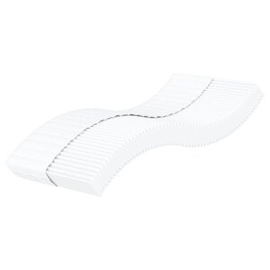 vidaXL Matelas en mousse blanc 100x210 cm dureté H2 H3