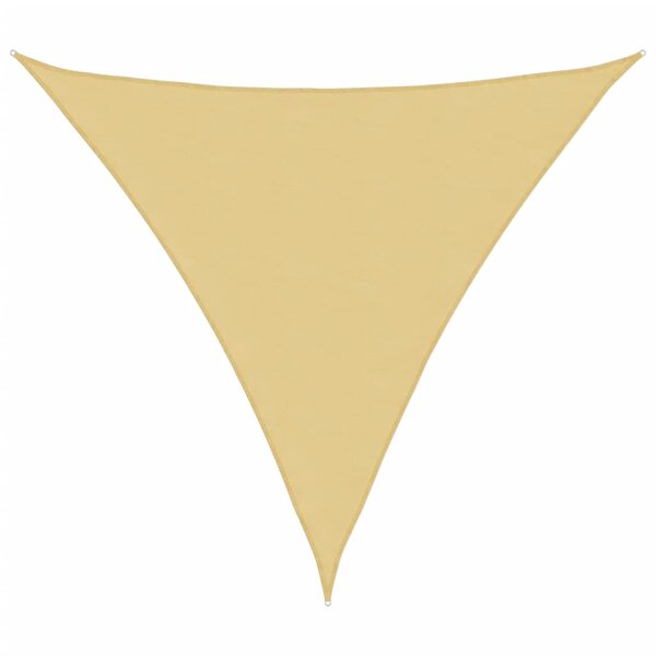 vidaXL Voile d'ombrage sable 2x2x2 m 100   polyester oxford