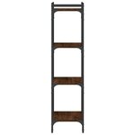 vidaXL Bibliothèque 4 niveaux chêne marron 40x30x120cm bois ingénierie