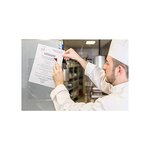 Pochette d'affichage adhésif repositionnable ouverture en coin KANG format A4 (colis de 5)
