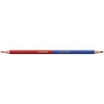 Crayon de couleur héxagonal original 87 mine 2 5 mm rouge et bleu x 12 stabilo