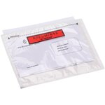 Pochette porte-documents adhésive "Documents ci-inclus" 22 5X12 5 cm - 1000 unités