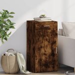 vidaXL Buffet chêne fumé 45x42 5x93 cm bois d'ingénierie