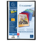 Protège-documents En Polypropylène Semi Rigide Kreacover® Opaque 120 Vues - A4 - Couleurs Assorties - X 8 - Exacompta