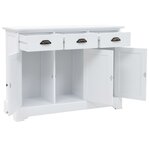 vidaXL Buffet avec 3 portes MDF et Bois de pin 105x35x77 5 cm
