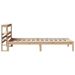 vidaXL Cadre de lit sans matelas 90x200 cm bois de pin massif