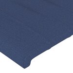 vidaXL Têtes de lit 2 Pièces Bleu 90x5x78/88 cm Tissu