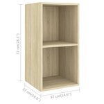 vidaXL Ensemble de meubles TV 4 Pièces Chêne sonoma Bois d'ingénierie