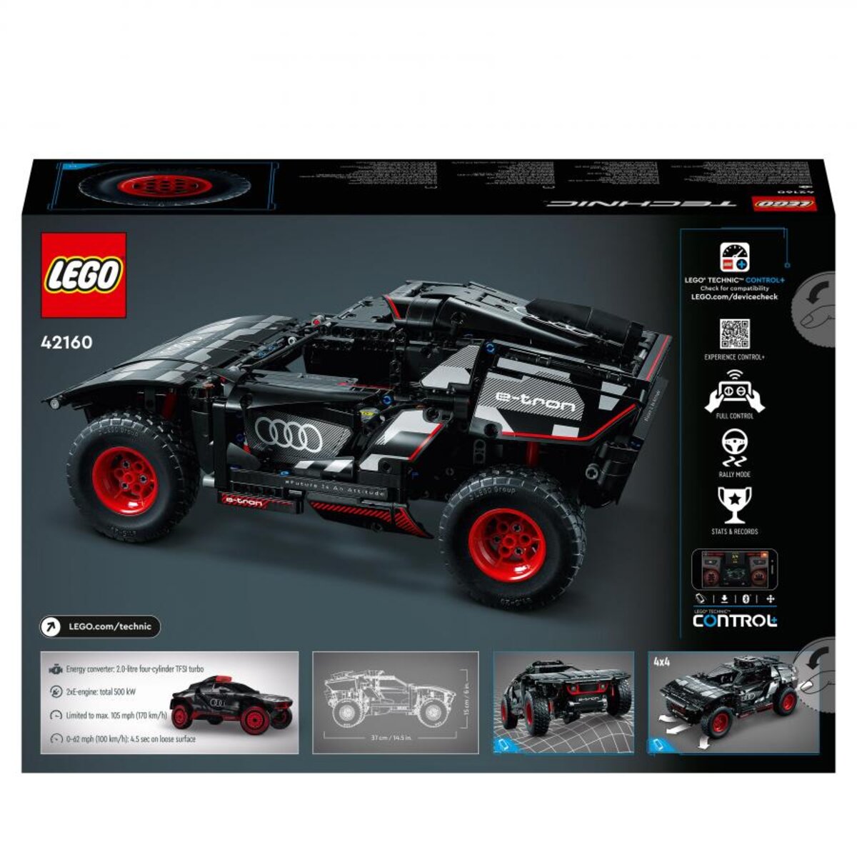 LEGO Technic Audi RS Q e-tron 42160 LEGO : la boîte à Prix Carrefour