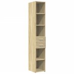 vidaXL Armoire de rangement mince chêne sonoma 30x42 5x225 cm