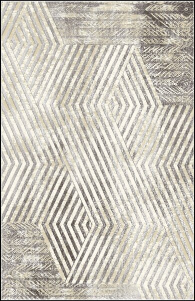 Tapis de salon BORROW 200 x 300 cm - Gris