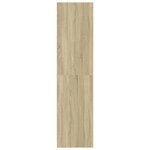 vidaXL Garde-robe chêne sonoma 80x50x200 cm bois d'ingénierie