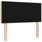 Tête de lit vidaXL Design simple Vert clair Gris 80 cm Tissu en velours côtelé