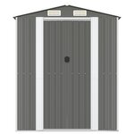 vidaXL Abri de jardin Gris clair 192x689x223 cm Acier galvanisé