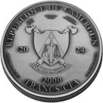 Pièce de monnaie en Argent 2000 Francs g 31.1 (1 oz) Millésime 2024 PEACEMAKER
