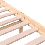 vidaXL Cadre de lit Bois massif 90x200 cm
