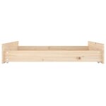 vidaXL Tiroirs de lit 2 Pièces bois de pin massif