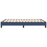 vidaXL Cadre de lit Bleu 140x190 cm Tissu