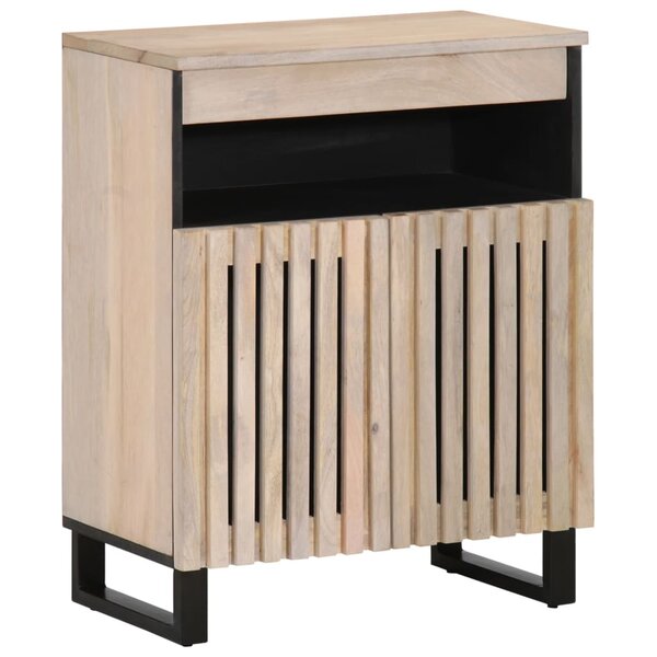 vidaXL Buffet 60x34x75 cm bois de manguier massif