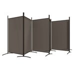 vidaXL Cloison de séparation 6 panneaux Anthracite 520x180 cm Tissu