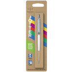 PARKER Jotter Originals Stylo bille  blanc  recharge bleue pointe moyenne  sous blister