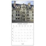 Grand Calendrier Mural 29x29  cm - 2025 - Chateaux 2025 - Draeger